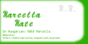 marcella mate business card