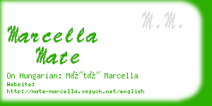 marcella mate business card